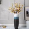 Ceramic Floor Vase for Living Room Dried Flower Arrangement - New Chinese Style Home Decor