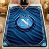 Flannel BlanketNapoli FC Warm Soft Throw Blanket for Indoor Sofa Bed Living Room Use