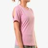 Adidas Casual Sports Training Crew Neck T-Shirt Women Tops Pink EA0330