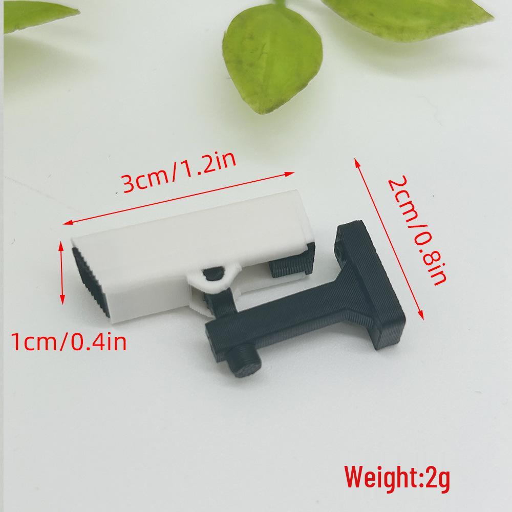 1:12 Dollhouse Mini Surveillance Camera Model - Miniature Simulation Ornament for Play House Scenes