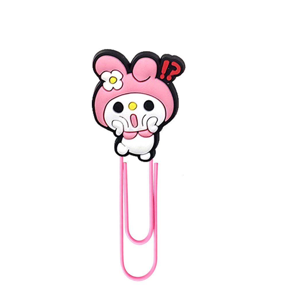 Melody Cartoon Creative Bookmarks - Colorful Paperclip Office Supplies, Large DIY Paperclips