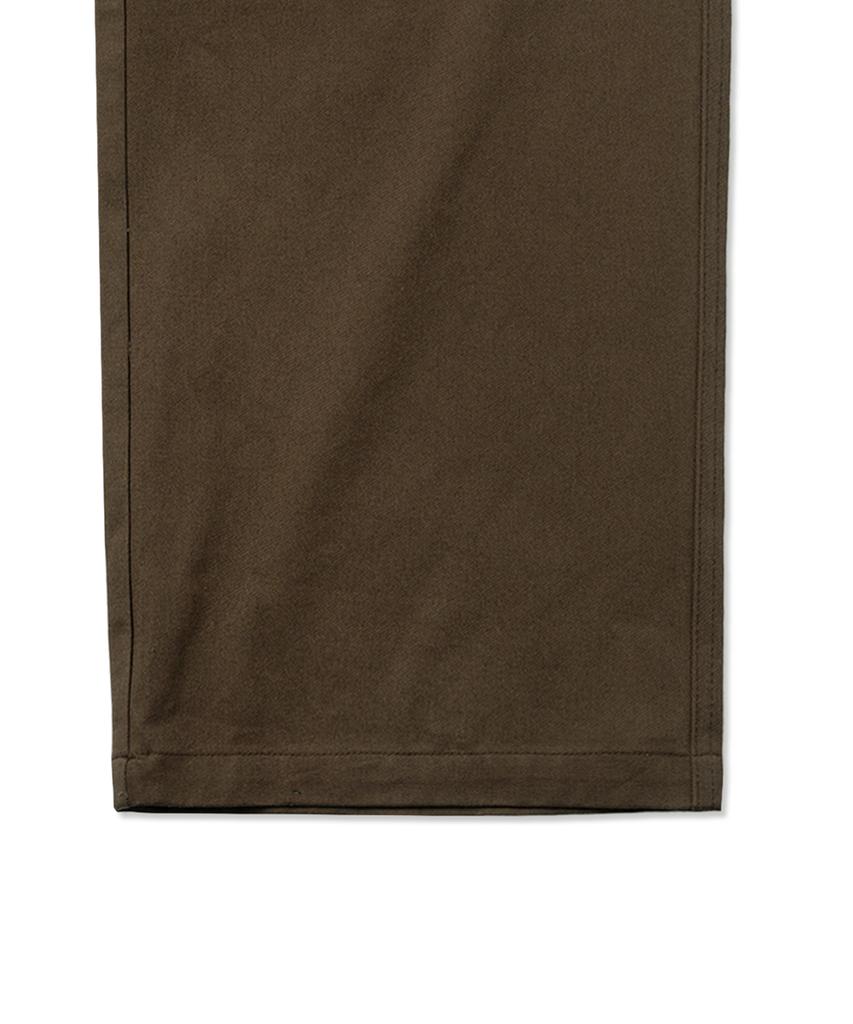 WITHOUT SUMMER Wide Cotton Pants_Brown