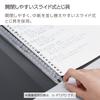 KOKUYO Loose Leaf Binder R-P337W B5 26 Holes 100 Sheets White Campus Index Easy To Open