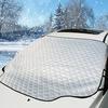 Auto-Frontscheiben-Sonnenschirm, Schneeabdeckungen, magnetischer Windschutzscheiben-Sonnenschutz, Winter-Eis-Frost-Schutzumhang, Auto-Außenzubehör