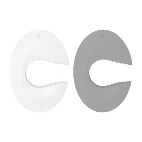 2/4Pcs Children Safety Door Block C-Shaped Design Anti-Slip Strips Multi-Functional Door Stop Easy