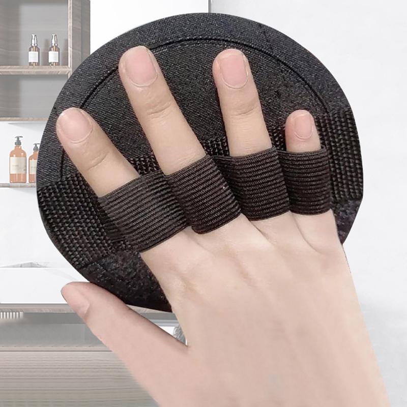 Černý Exfoliační Koupelový Drhnoucí Sprchový Kartáč Odstraňovač Odumřelé Pokožky Koupací Nástroje Kruhový Bezbolestný Koupelový Ručník