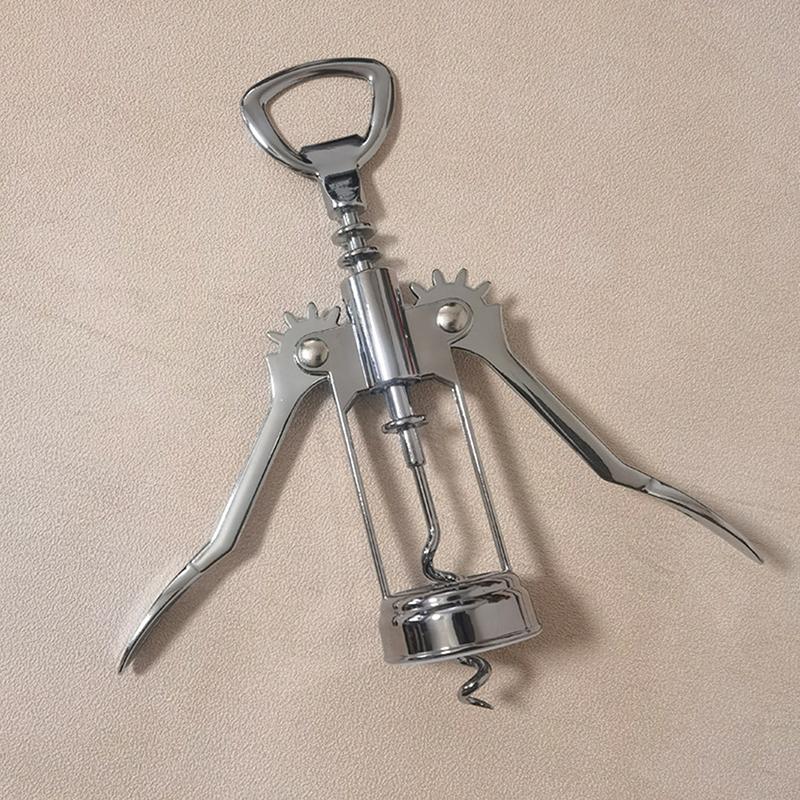 Classic Bottle Opener High Quality Zinc Alloy Wine Bottle Opener Champagne Bottle Opener And Stainless Steel Drill Bit