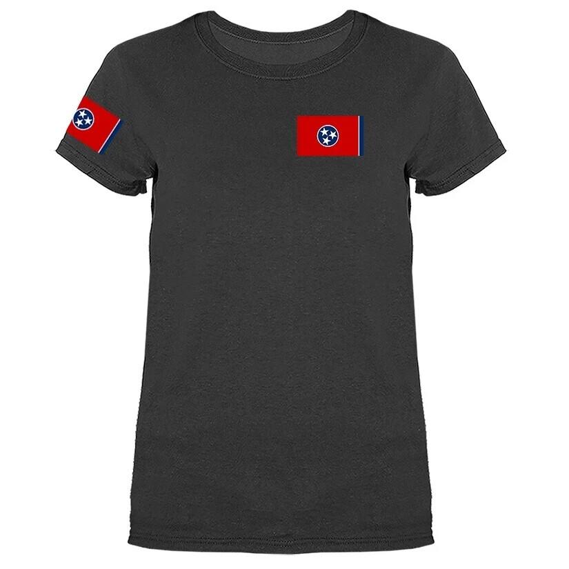State of Tennessee Flag Crest Women s T-shirt Unisex T-Shirt XXXL