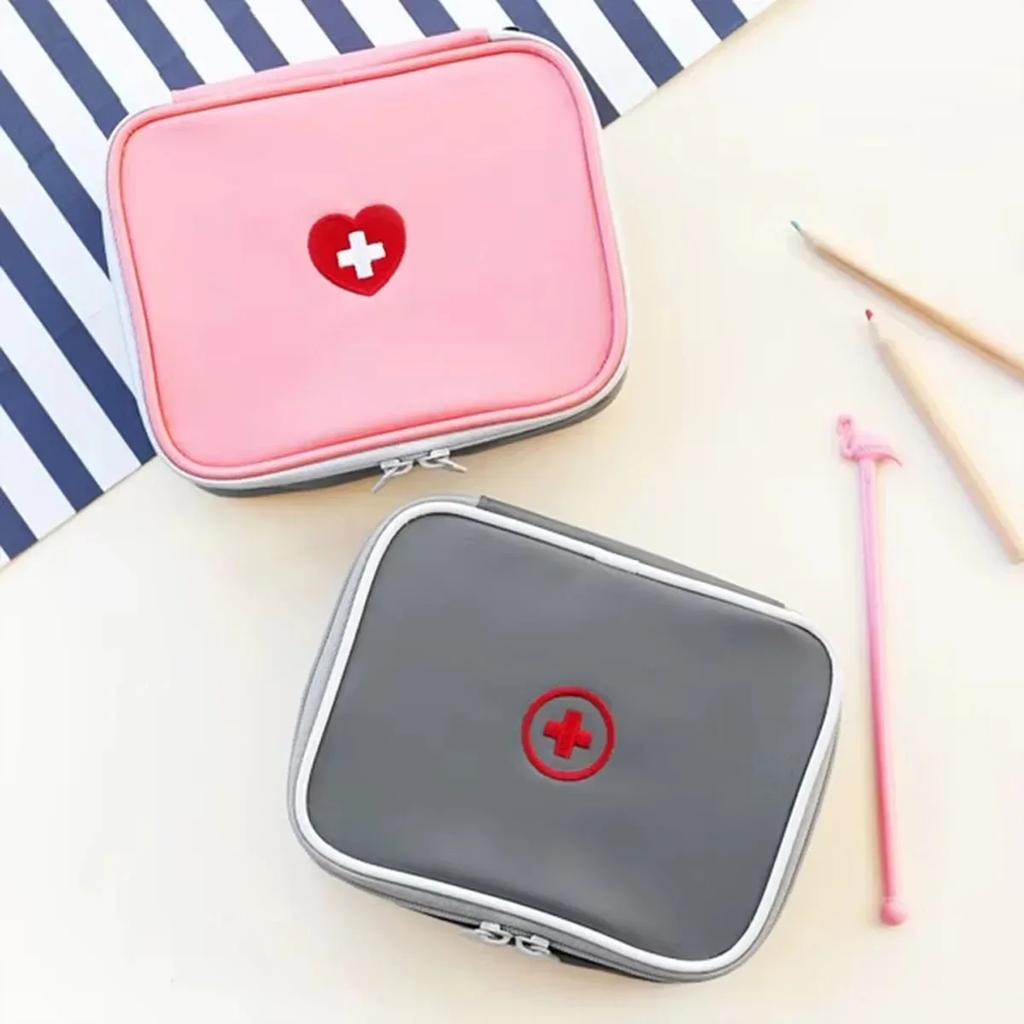 Empty Mini Household First Aid Kit Bag Travel Portable Medicine Package Emergency Kit Bags Medical Bag Small Organizer