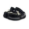 Crocs Klasyczne chodaki YD Nocna Wróżka do Snu Kokardka Perła Redukujące Wiek Gotyckie Wygodne Buty z Dziurkami Unisex Czarny