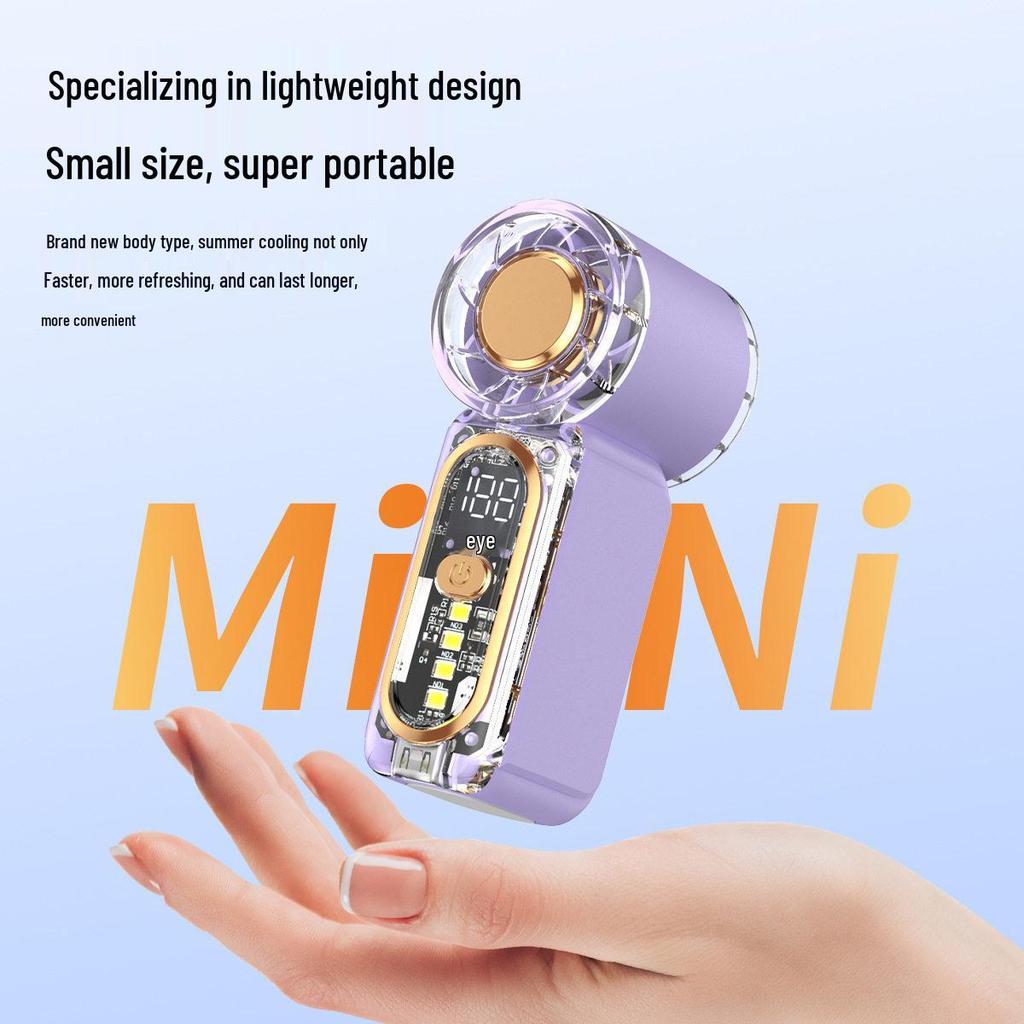 Mini X699 USB Pocket Fan: High-Speed, Powerful Wind, Portable Handheld Design