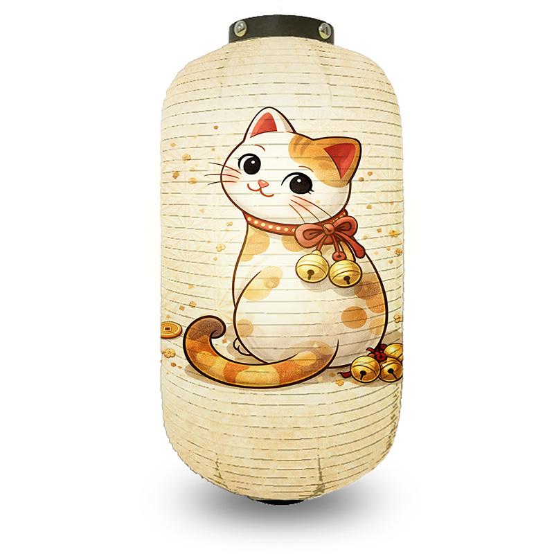Japanese Maneki-neko Hanging Lantern for Hot Pot Restaurant Bistro Sashimi Cuisine Ramen Sake Lantern Outdoor Festival Decor