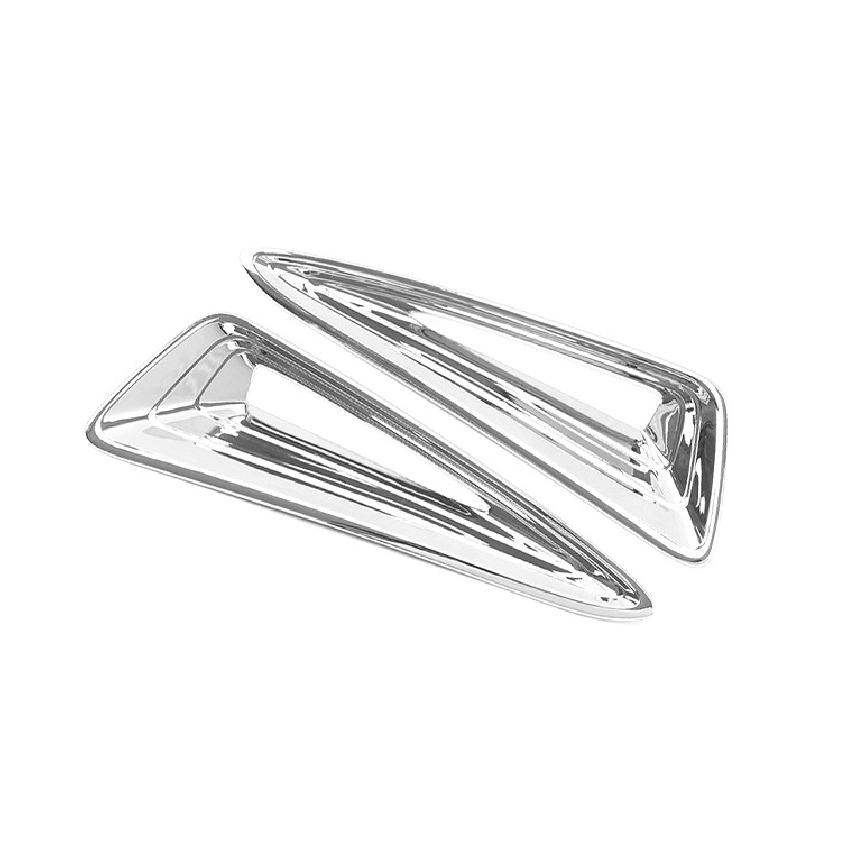 ABS Chrome Front Head Bumper Fog Lights Lamp Frame Cover Trim Car Protect Accessories Fit For Toyota C-HR CHR 2016