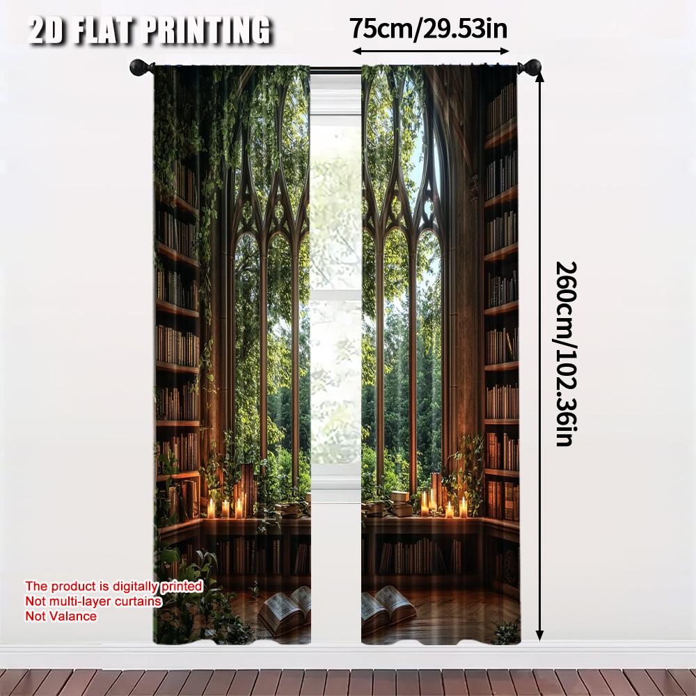 Set Of 2 Vintage Curtains Roller Blinds Plane Printing Magic Versatile Durable Polyester Without Rod Stuff Clearance Perfect Curtain