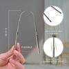 1Pcs Steel Tongue Scraper U-shaped Metal Fresh Breath Cleaning Coated Tongue Oral Hygiene Care Tools Daily Oral Cleaning Product