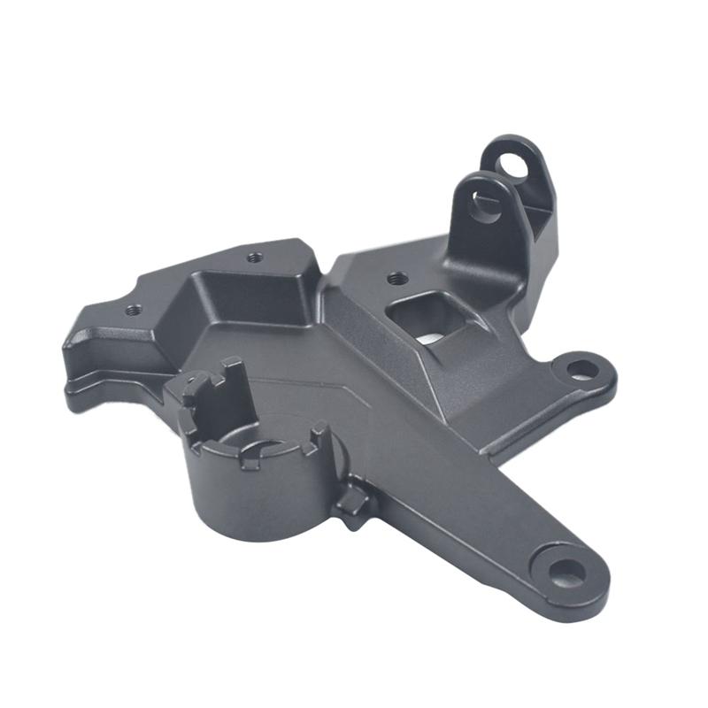 Motorcycle Front Footrests Foot Pegs Pedal Bracket For Kawasaki Z650 NINJA650 2017- Black Left
