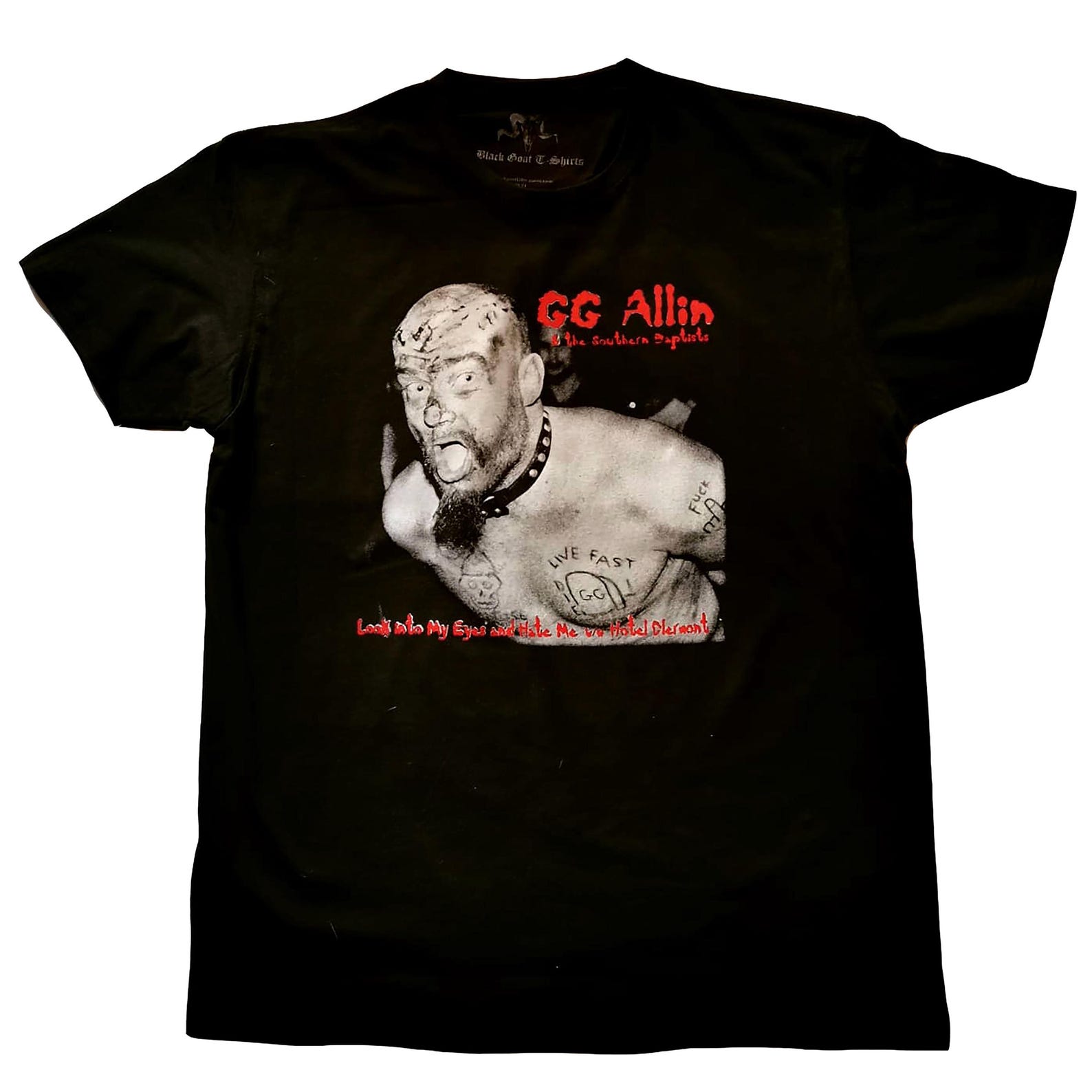 T shirt gg allin punk rock 80s unisex 4XL