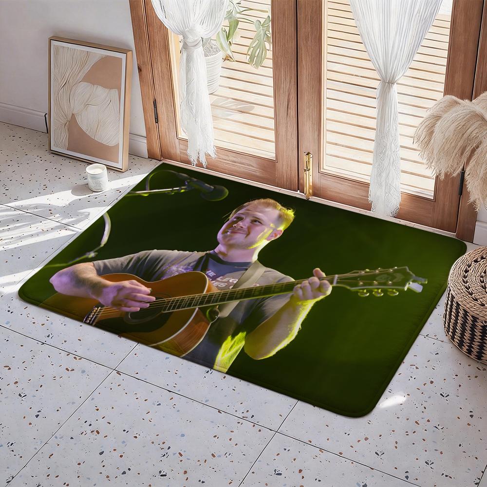 

Singer Z Zach Bryan Floor Mat Eco Flannel Doormat Non Slip Odorless Indoor Floor Rug Soft Short Plush Home Mat 50x80cm