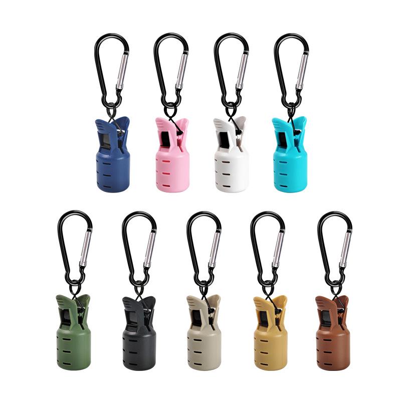 Love Lure Eging Carabiner Hook Set with Protective Case - Medium Size Squid Fishing Hook.