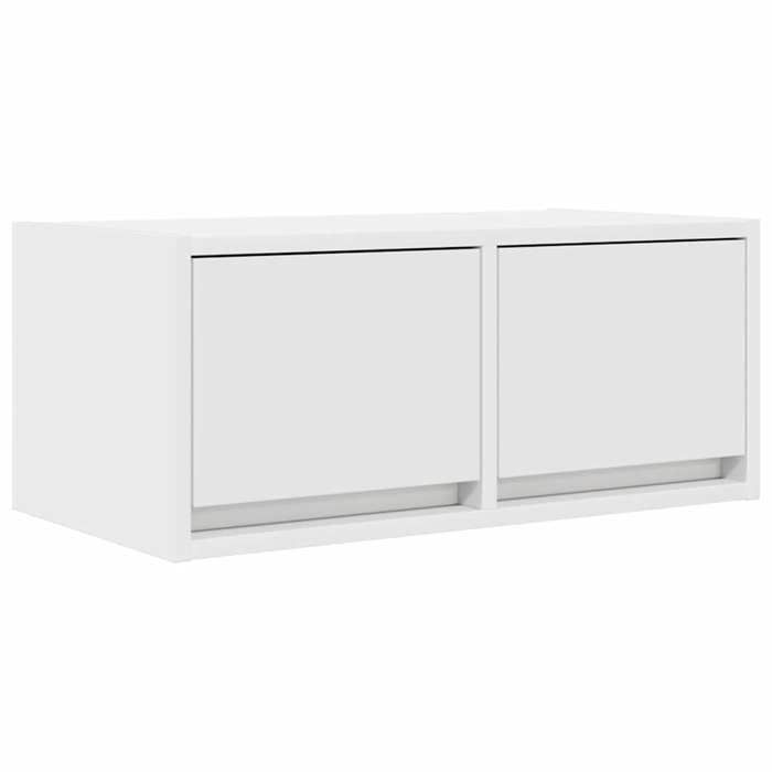 VidaXL TV Cabinet White 60x31x25.5 Cm Engineered Wood, TV Bench, Hi-fi Cabinet, Entertainment Center, TV Buffet, Furniture 861490