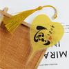 5Pcs DIY Bodhi Leaf Vein Bookmark Handmade Bookmark Pendant Vintage Southeast Asian Bookmark  Home