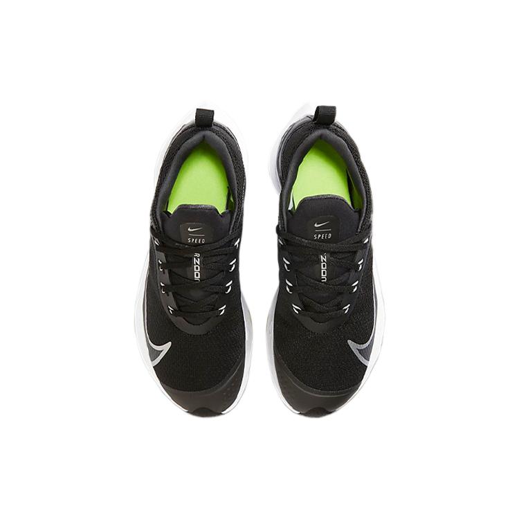 Nike Zoom Speed Slip Resistant Cushioning Low top Kids' Running Shoes Black Gray Kids' CJ2088-001