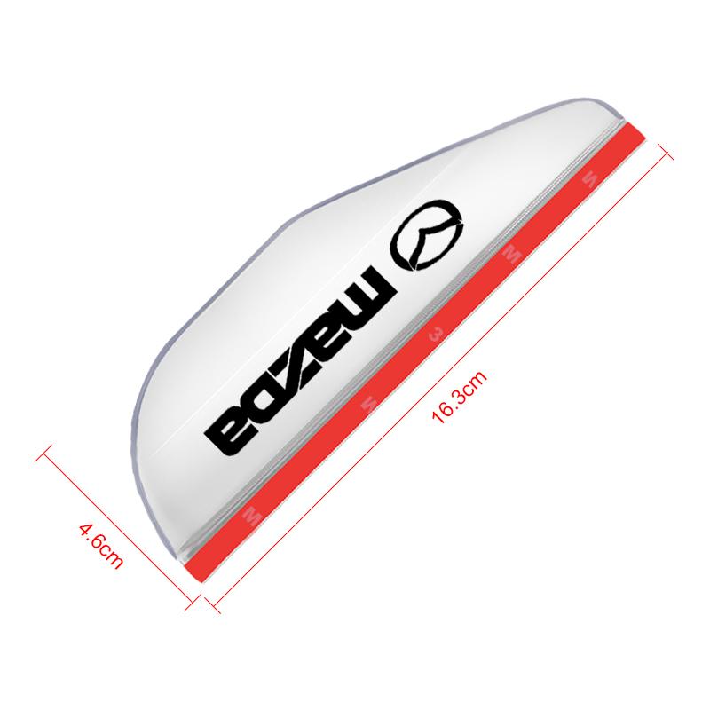 2 Stück Auto Rückspiegel Seitenansicht Regenbrett Sonnenblende Augenbrauenschutz Für Mazda 3 7 8 Atenza Axela 5 6 323 500 RX7 RX8 CX9 CX30 CX7 CX6 CX5