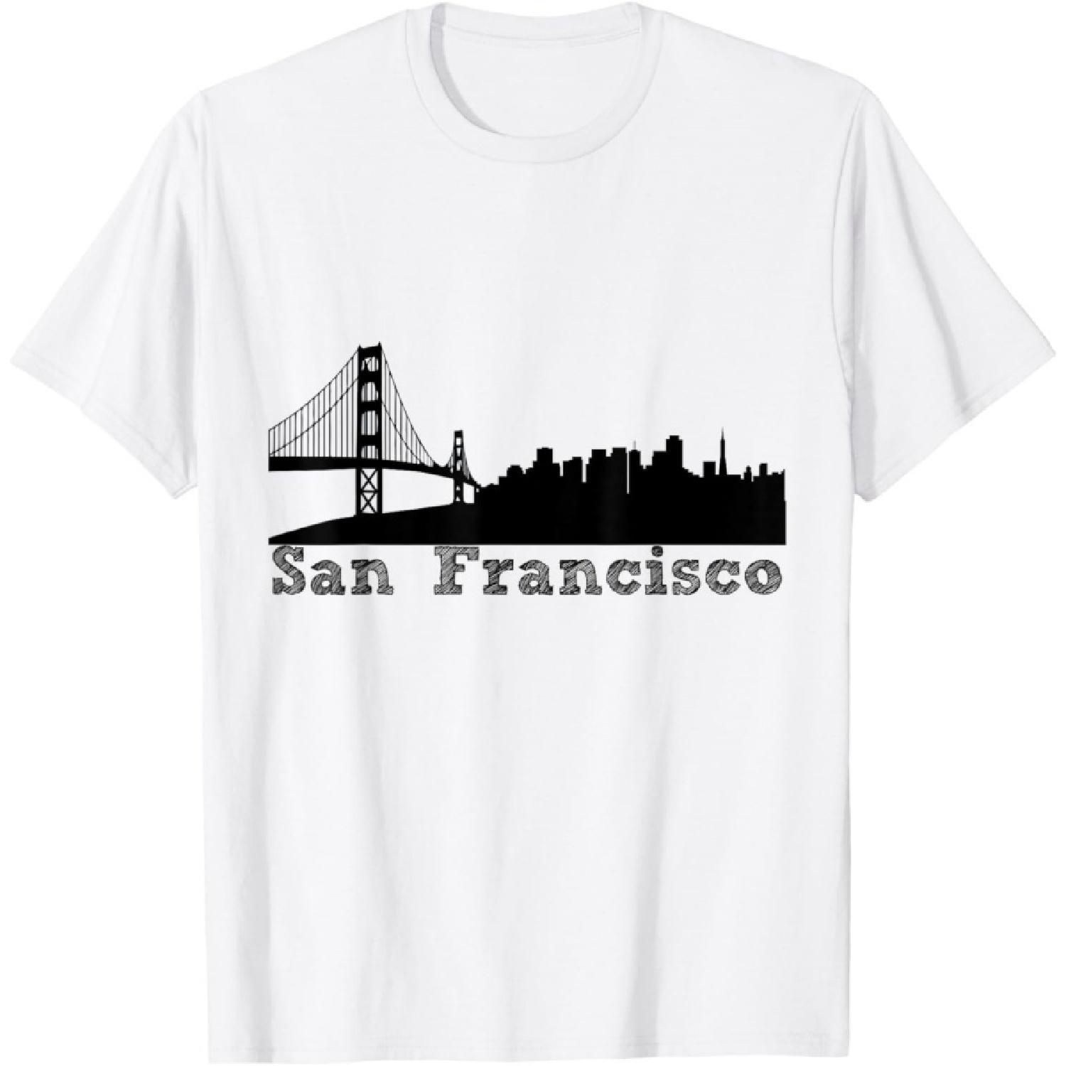 San Francisco California Tee T-shirt Golden Gate Bridge T-Shirt S