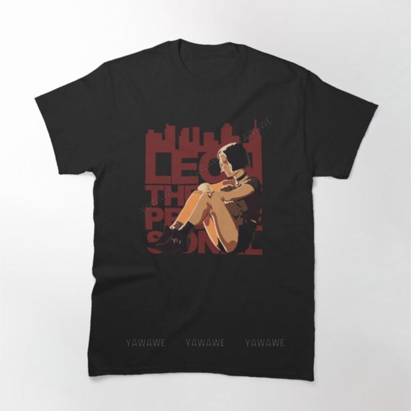 Unisex summer tshirt funny print short sleeve Mathilda Printed T Shirt unisex t shirts teenager casual Fashion tops short sleeve S