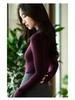 Autumn Women's Half High Neck Knitted Wool Sweater - Slim Fit, Long Sleeve, Plus Size, Elegant Top