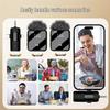 F11 Wireless Lapel Microphone: Three-in-One Noise Reduction Mini Mic for Mobile Phone Video & Live Broadcast