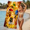 Customizable personalized beach towels Lego Ninjago themed designs.Suitable for the beach, yoga, sports;ideal as beach accessories