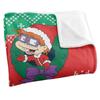 Nickelodeon 90Â´S Combo Silky Characters Supersoft Blanket