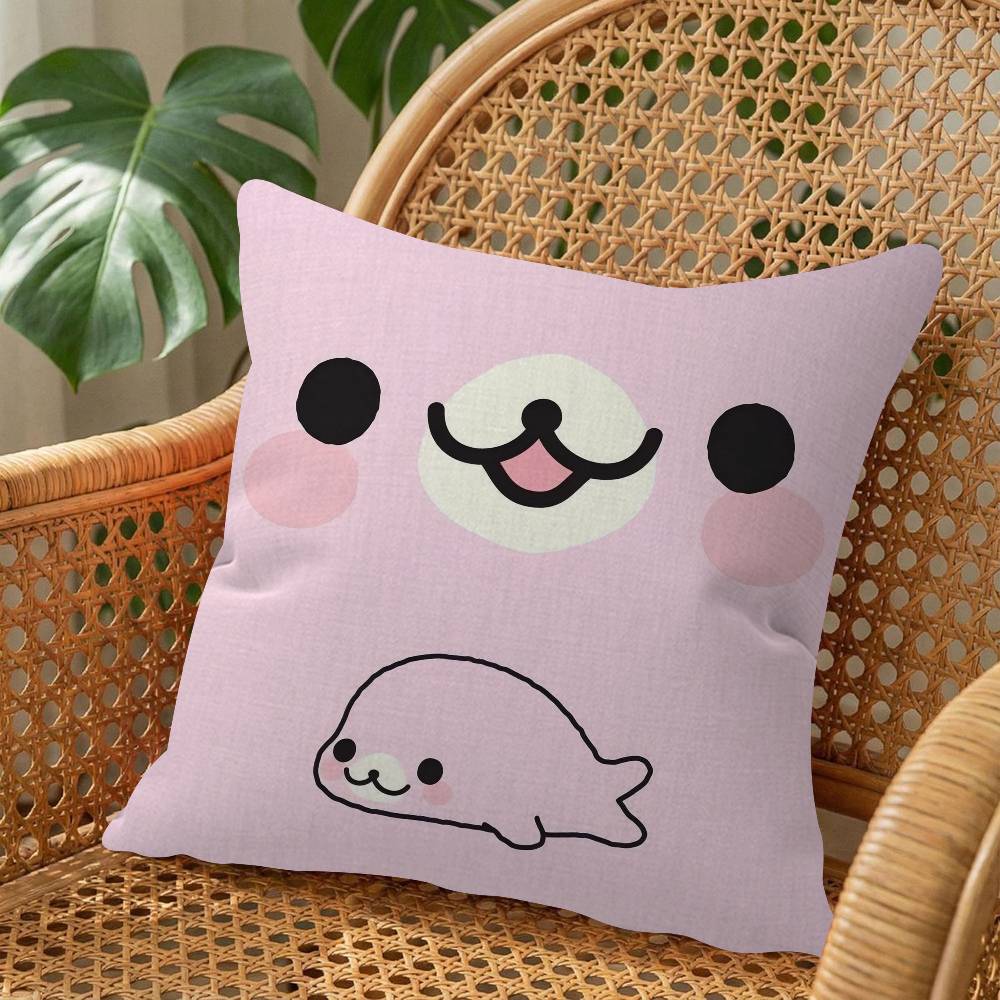 Kawaii Cartoon Mamegoma Anime Personalized Pillow Dust Cover Bedroom Kids Party Decoration Pillowcase Birthday Children Gift