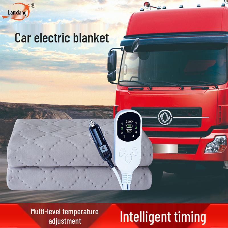 Car & Truck Electric Blanket - 12V/16V/24V Single & Double Heating Mattress Pad