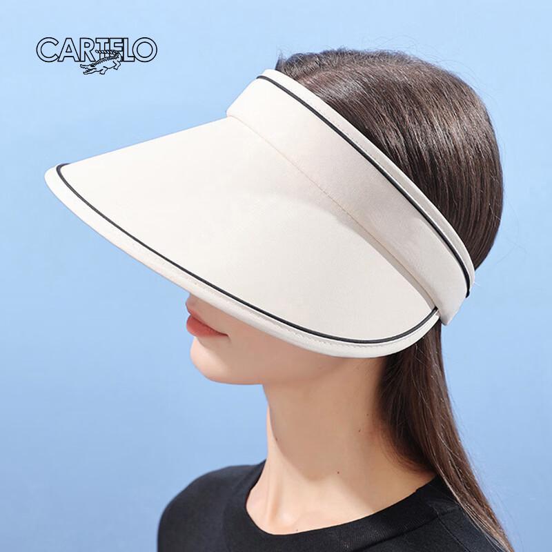 CARTELO Women s UV Protection Wide Brim Sun Visor One Size