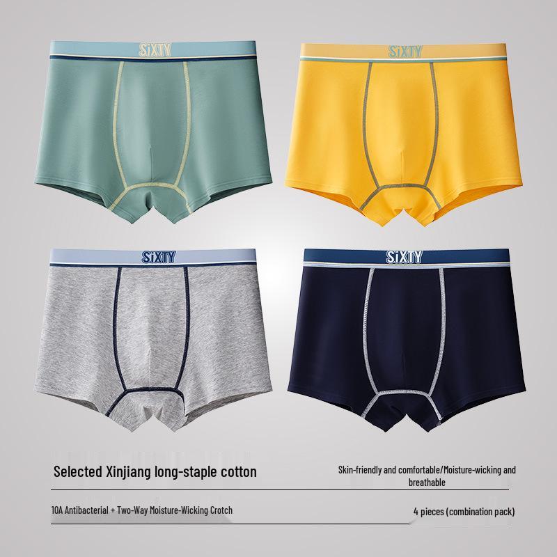 Teen Boys' Cotton Boxer Briefs (A Grade), Ages 15-18
