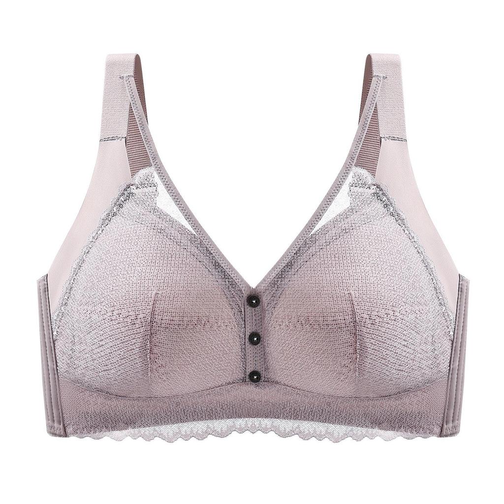 Plus Size Ultra-thin Comfort Bra: Enhances Big Chest, No Underwire, Adjustable Support, Side Boob Control
