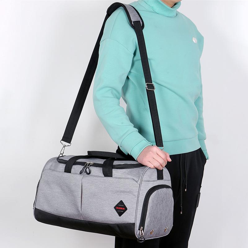 Travel Crossbody Bag Men's Large Capacity Dry Wet Separation Luggage Bag Sports Fitness Shoulder Bag