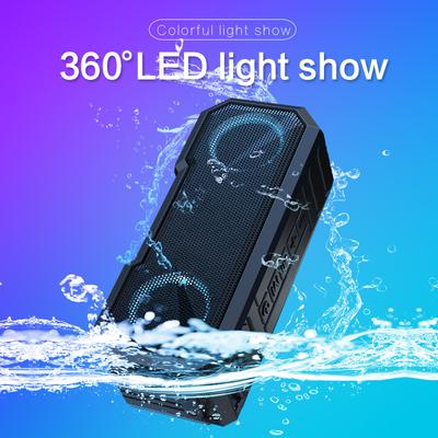 X8 Wireless Bluetooth Speaker Ipx7 Waterproof Colorful Luminous with Power Bank Subwoofer TFCard/AUX
