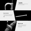 Haisidick HKHE-034 Round Plastic Steel Nail Cable Clips