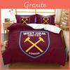 West Ham United Digital Print Bedding Set With Reactive Dyeing For Modern Bedroom Decor