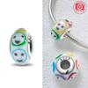 Authentic copper Bracelets Women Diy Gift Murano Jewellery Accessories Charm Bead Charms Bead Charms Flower Blue Star Shape Green Turtle Glass Bead Ch