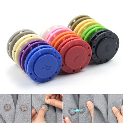 10 Pair Sewing Buttons Clothes Hidden Buckle Invisible Magnet Button Cover Slip Non-slip Buckle Handmade Clothing Decoration
