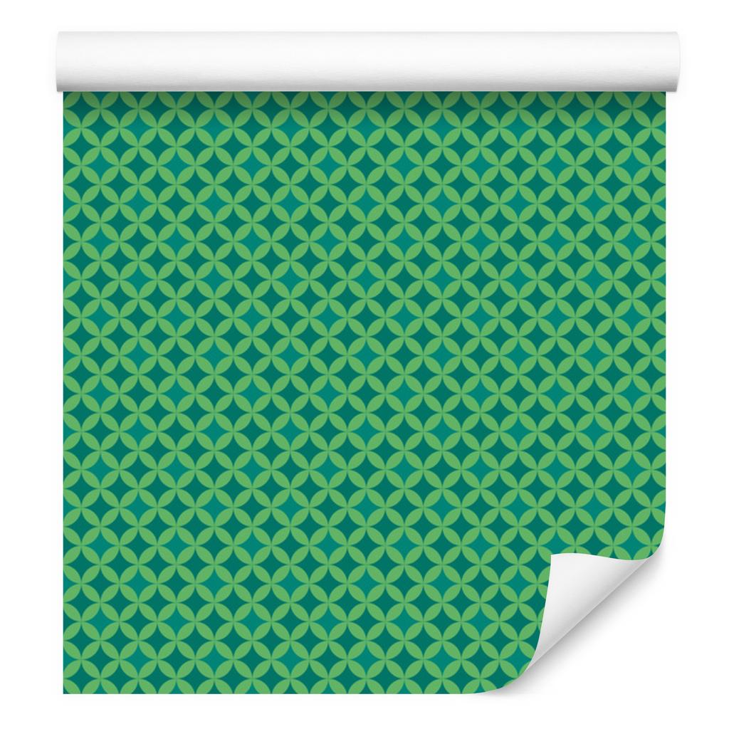 Green and Seagrass Diamond Wallpaper for Living Room and Bedroom 50x1000