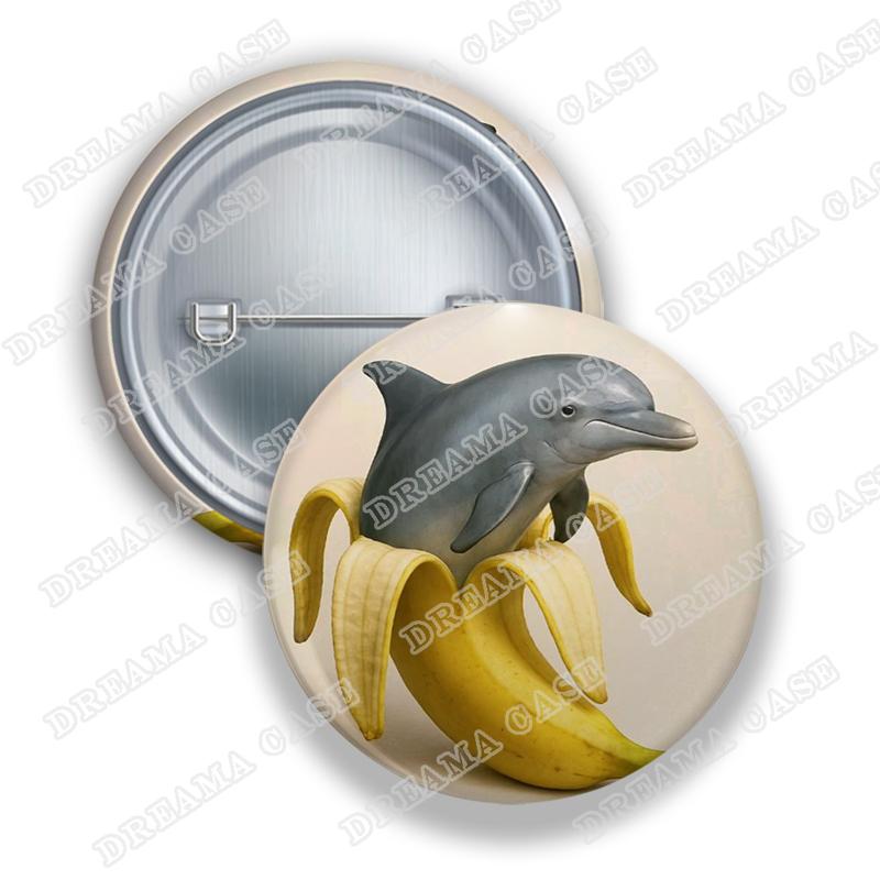 

Горячие итальянские значки Brainrot Ai Animals Meme для аксессуаров Tralalero Tralala Tung Sahur Button Brooch Pins Fans Friends Gifts