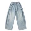 Loose Style Tween Girl Fashion Baggy Jeans Harem Pants for Kids Child Street Denim Trousers