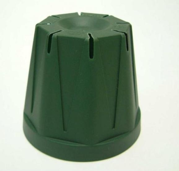 Slit Pots Plastic Pots Moss Green Set of 100 7.5cm