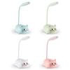 Cat Night Light Flexible Table Lamp Book Foldable Mini Creative Cute Rechargable Reading Study Cartoon Tabls Eye Protecting Desk