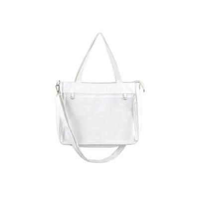 Ita Transparent Tote Bag with Shoulder Storage Bag for Transparent [YourKit] Bag, Cover, Bag, Otaku, (White)